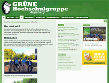 Tablet Screenshot of ghg-augsburg.de
